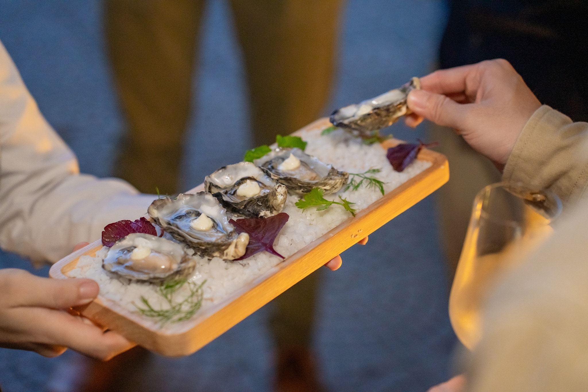 Chef Alessio Rasom designs a daily-changing menu combining contemporary Italian tastes with a Vietnamese touch